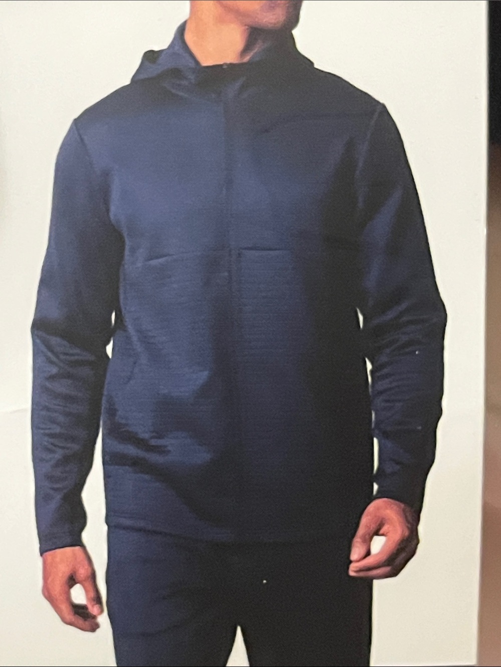 Spyder Men's Black Full-Zip Hooded Sweater